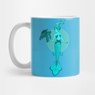 Aqua Sky Mermaid Mug